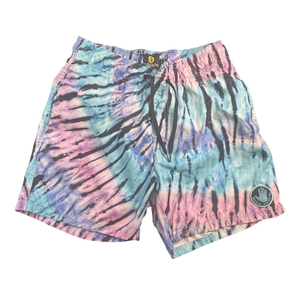 Body Glove Shorts Mens Large 34 Tie Dye Vapor‎ Swim Trunks Mesh Lined Drawstring